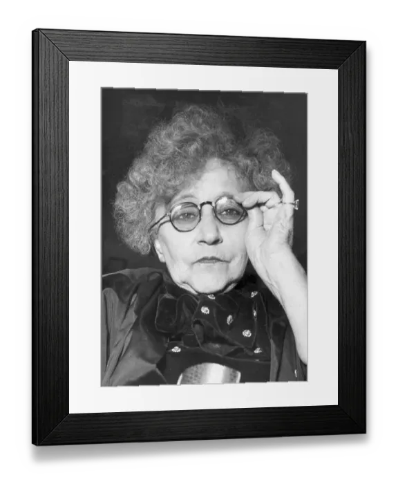Framed Print : Novelist Colette at Age 80 Framed Print : Novelist Colette at Age 80