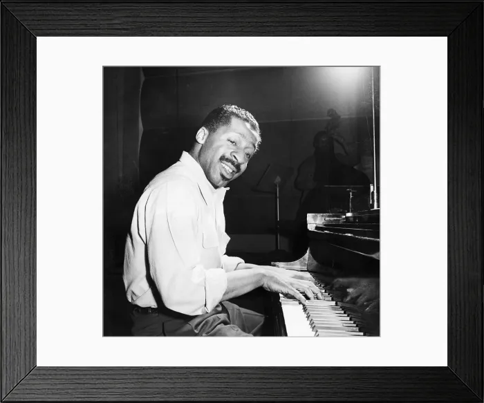 Framed Print : Erroll Garner Playing Piano Framed Print : Erroll Garner Playing Piano