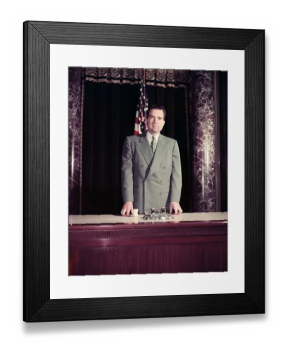 Framed Print : Richard Nixon Framed Print : Richard Nixon