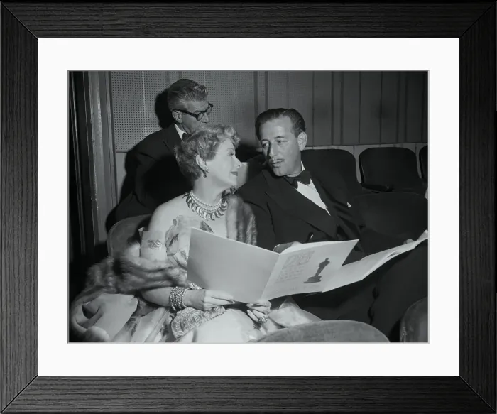 Framed Print : Gilbert Adrian Speaking With His Wife, Janet Gaynor Framed Print : Gilbert Adrian Speaking With His Wife, Janet Gaynor