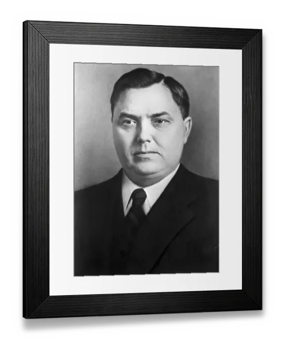 Framed Print : Soviet Premier Georgi Malenkov Framed Print : Soviet Premier Georgi Malenkov