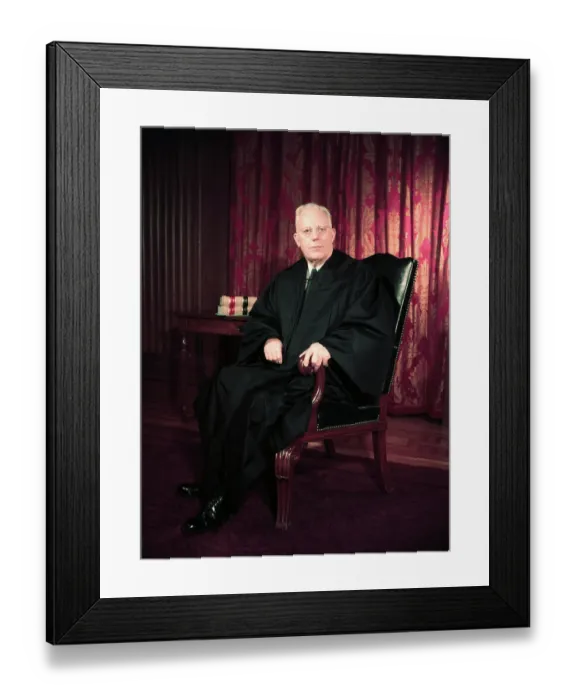 Framed Print : Chief Justice Earl Warren