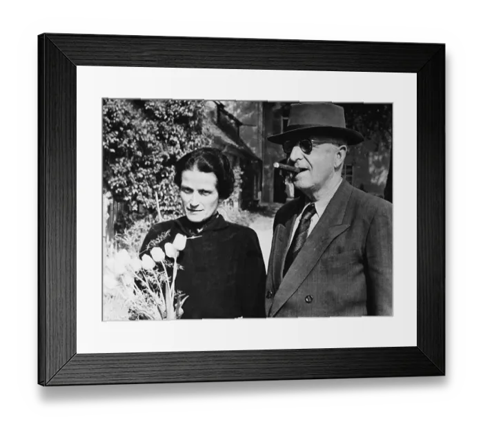 Framed Print : General Field Marshall and Mrs. von Manstein
