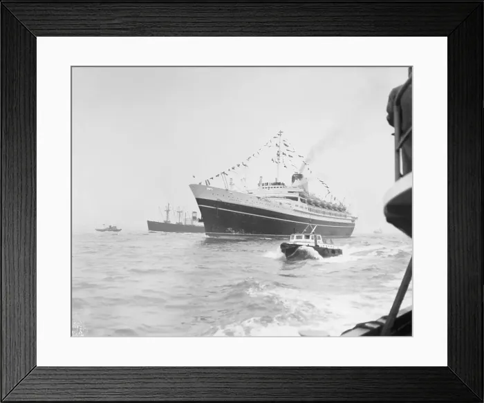 Framed Print : Ocean Liner Andrea Doria Sailing Framed Print : Ocean Liner Andrea Doria Sailing