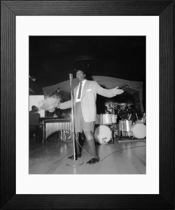 Framed Print : Lionel Hampton Singing at the Band Box Framed Print : Lionel Hampton Singing at the Band Box