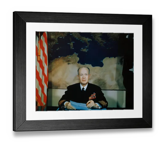 Framed Print : Robert Carney Seated at Desk Framed Print : Robert Carney Seated at Desk