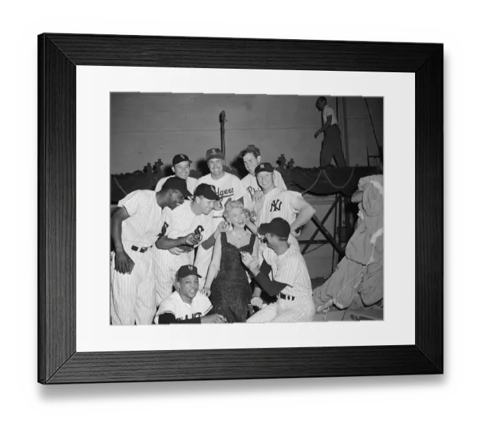 Framed Print : Jane Morgan and the All American Baseball Team Framed Print : Jane Morgan and the All American Baseball Team