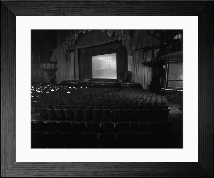 Framed Print : Interior of Roxy Theater Framed Print : Interior of Roxy Theater