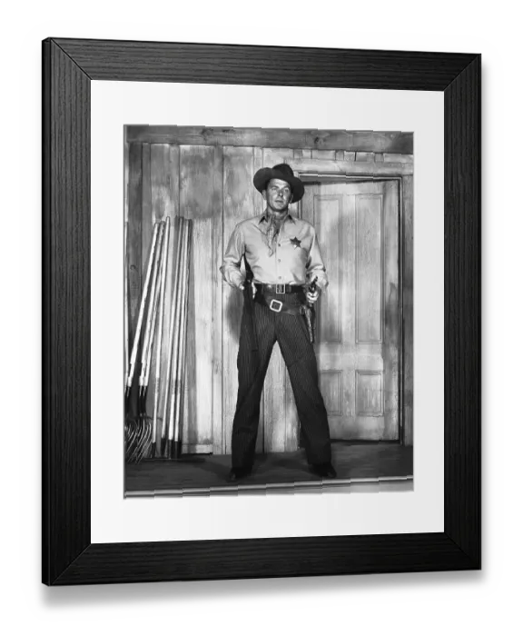 Framed Print : Ronald Reagan Dressed As Cowboy In Movie Framed Print : Ronald Reagan Dressed As Cowboy In Movie