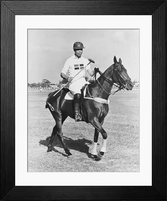 Framed Print : Porfirio Rubirosa, Polo Player Framed Print : Porfirio Rubirosa, Polo Player