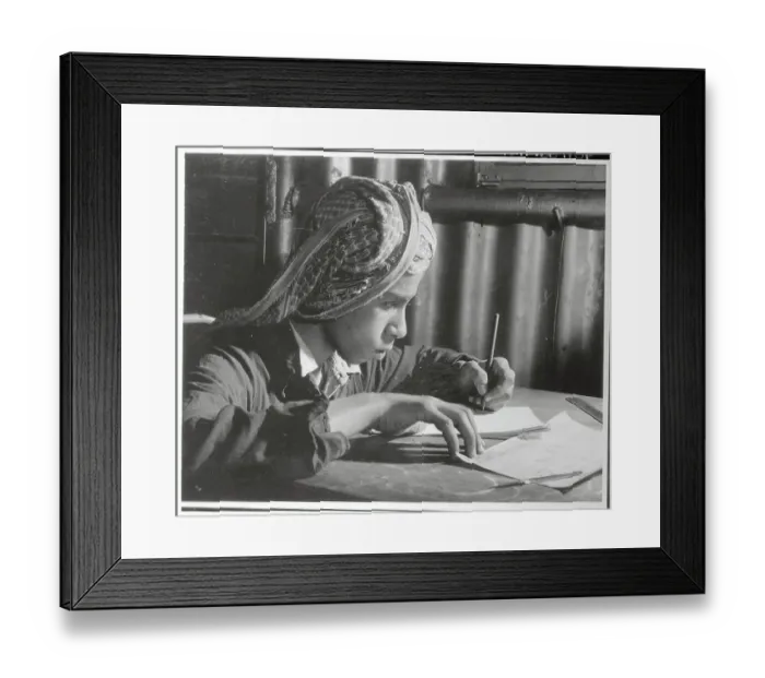Framed Print : Pupil in Kuwait Mastering Blueprints Framed Print : Pupil in Kuwait Mastering Blueprints