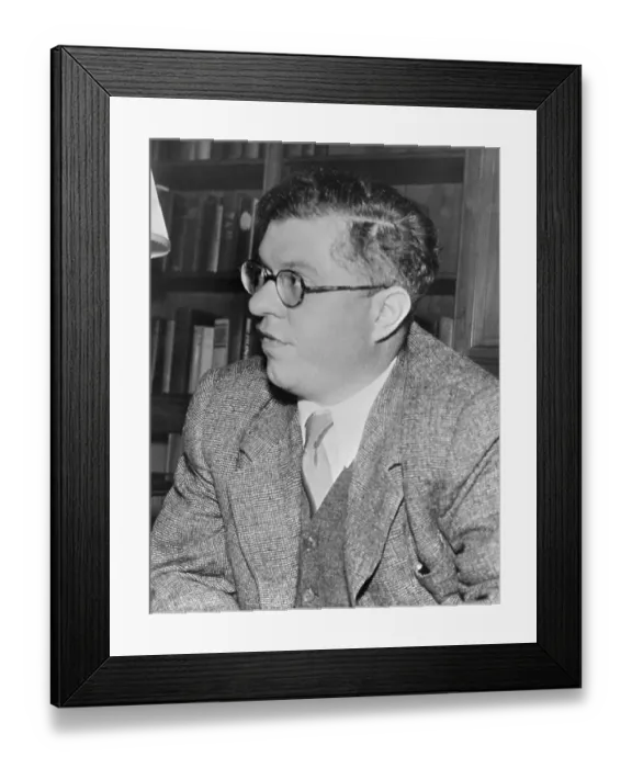 Framed Print : Portrait of Mathmetician Fred Hoyle Framed Print : Portrait of Mathmetician Fred Hoyle