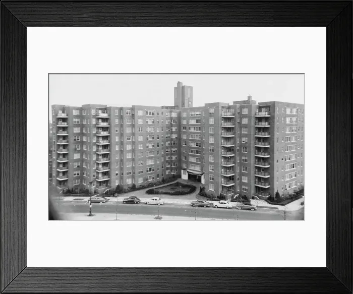 Framed Print : Park Briar Apartments, Queens Framed Print : Park Briar Apartments, Queens