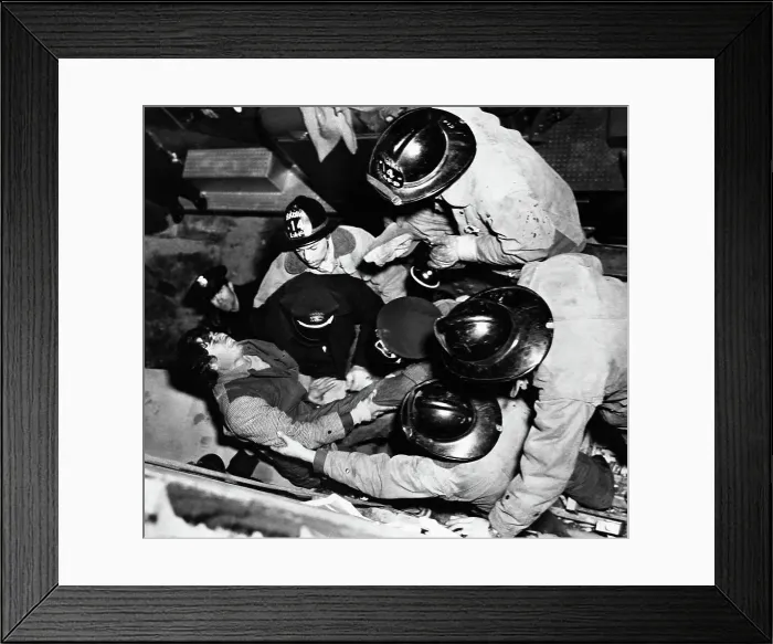 Framed Print : Mexicans Caught On Freight Train