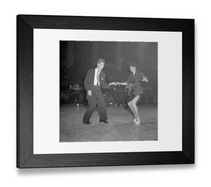 Framed Print : German Jitterbug Dance Contest Framed Print : German Jitterbug Dance Contest