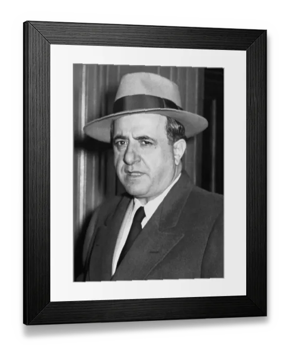 Framed Print : Gangster Albert Anastasia Appearing in Court Framed Print : Gangster Albert Anastasia Appearing in Court