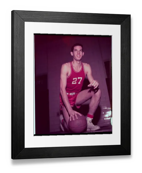 Framed Print : Lynn Cole Kneeling in Basketball Uniform Framed Print : Lynn Cole Kneeling in Basketball Uniform