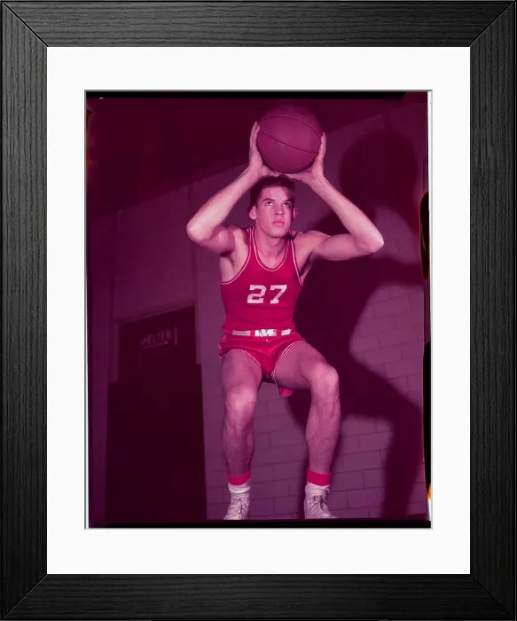 Framed Print : Lynn Cole Shooting Basketball Framed Print : Lynn Cole Shooting Basketball