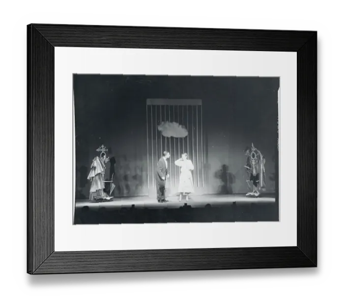 Framed Print : Bette Davis Performing in Stage Production Framed Print : Bette Davis Performing in Stage Production