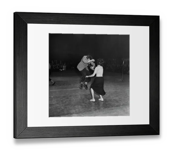 Framed Print : Twenty couples, boogie-woogie champs