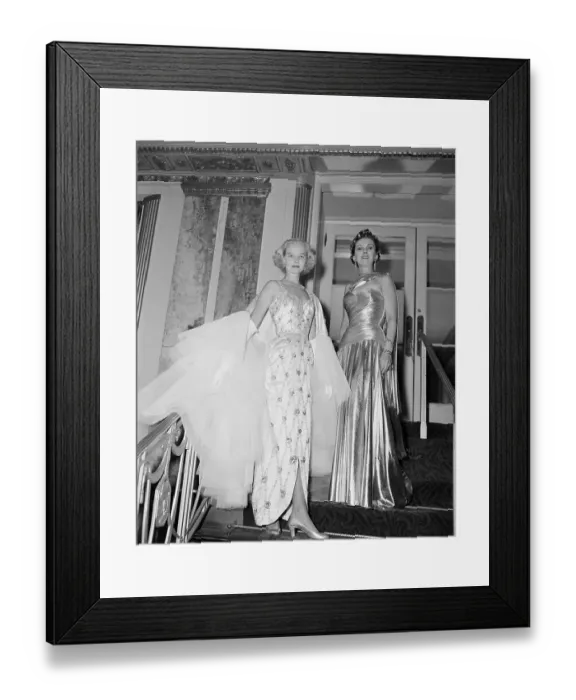 Framed Print : Socialites at Benefit Event Framed Print : Socialites at Benefit Event