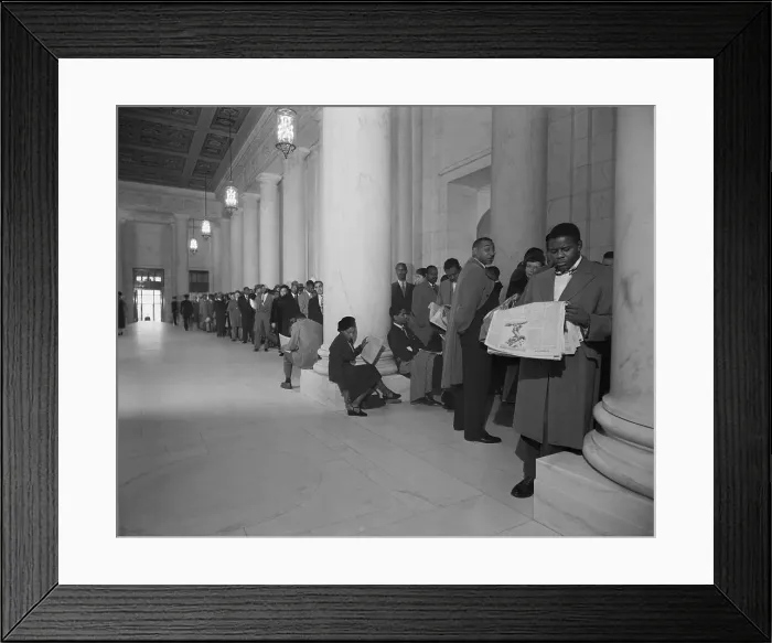 Framed Print : Segregation Hearing in Washington Framed Print : Segregation Hearing in Washington