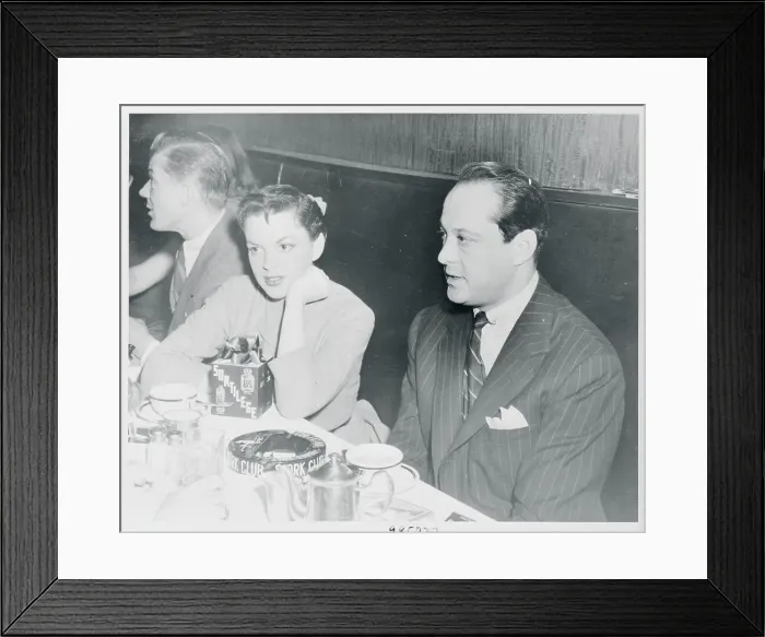 Framed Print : Judy Garland Being Entertained at Club Framed Print : Judy Garland Being Entertained at Club