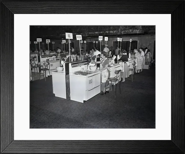 Framed Print : View Of Baking Center At Woldorf Astoria