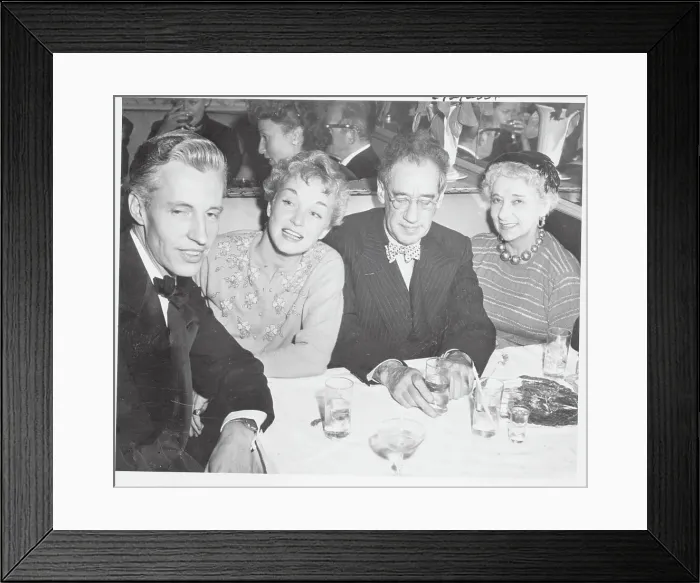 Framed Print : Wesley Addy with George Kaufman and Others Framed Print : Wesley Addy with George Kaufman and Others