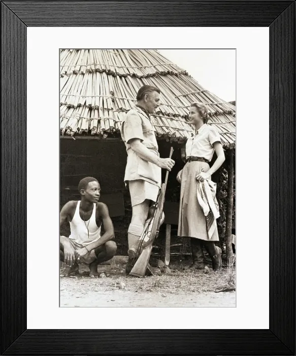 Framed Print : Clark Gable Talking with Grace Kelly Framed Print : Clark Gable Talking with Grace Kelly
