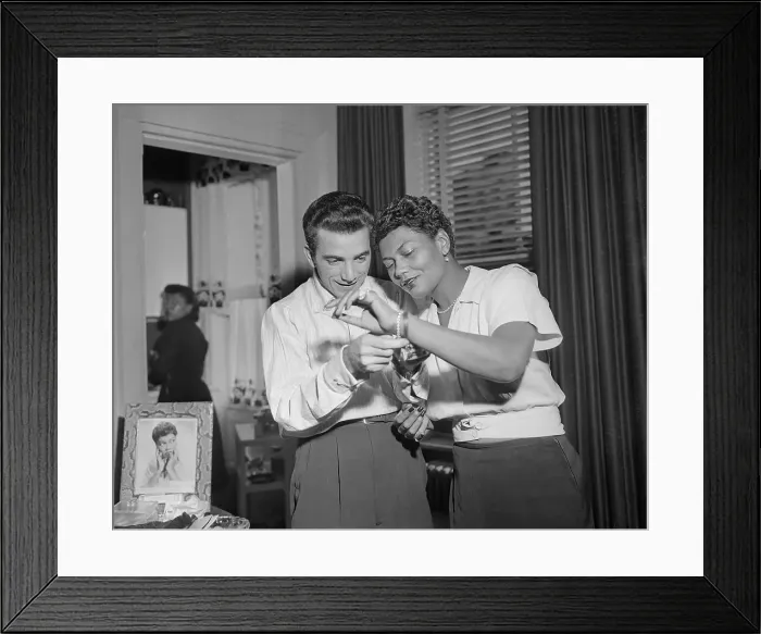 Framed Print : Pearl Bailey and Louis Bellson Jr Framed Print : Pearl Bailey and Louis Bellson Jr