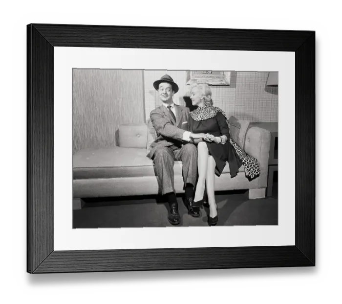 Framed Print : Marilyn Monroe and Tommy Noonan