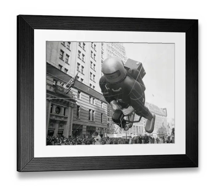 Framed Print : Macy's Thanksgiving Day Parade with Balloon Character Framed Print : Macy's Thanksgiving Day Parade with Balloon Character