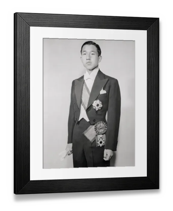 Framed Print : Japan's Crown Prince Akihito