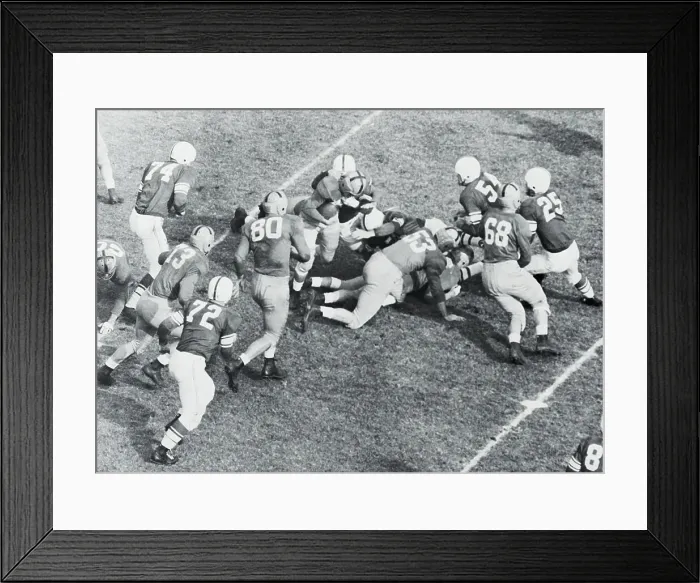 Framed Print : Darlon Hearon Tackling Joe Heap Framed Print : Darlon Hearon Tackling Joe Heap
