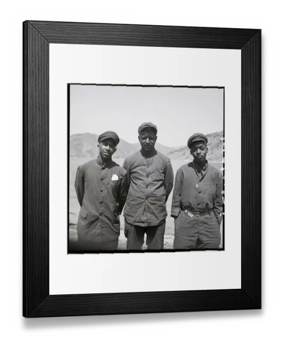 Framed Print : P.O.S.'S At A Communist Prison Camp