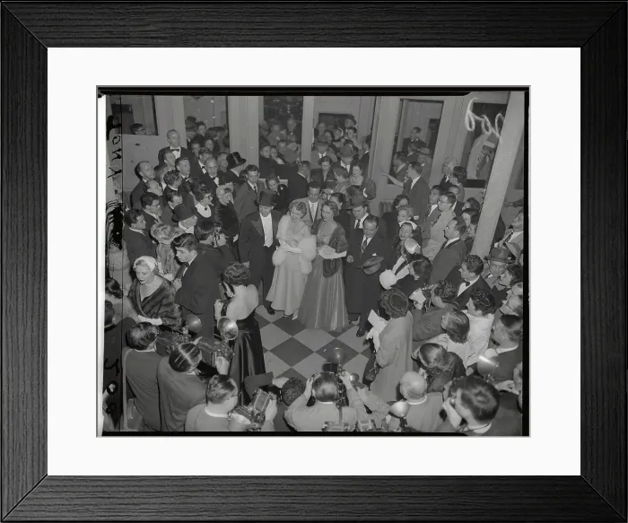 Framed Print : Margaret Truman and Associates Attending Ballroom Event Framed Print : Margaret Truman and Associates Attending Ballroom Event