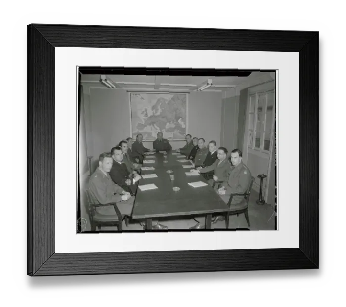 Framed Print : Matthew Ridgway in SHAPE Meeting Framed Print : Matthew Ridgway in SHAPE Meeting