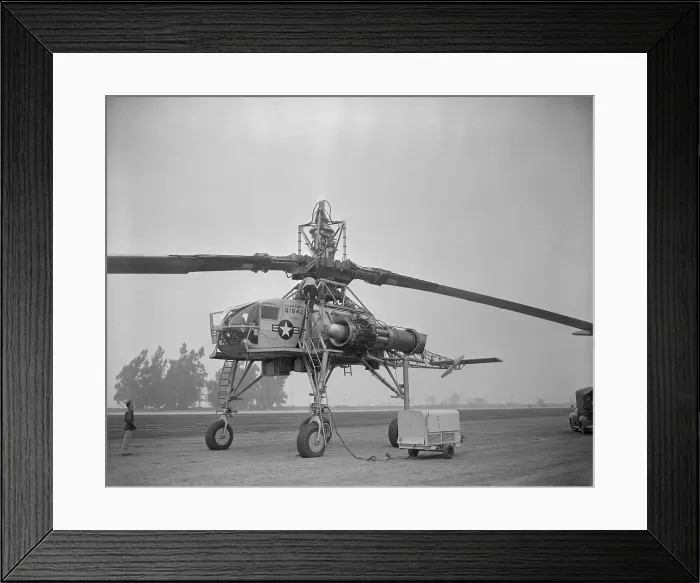 Framed Print : View of Howard Hughes XH 17 Helicopter Framed Print : View of Howard Hughes XH 17 Helicopter