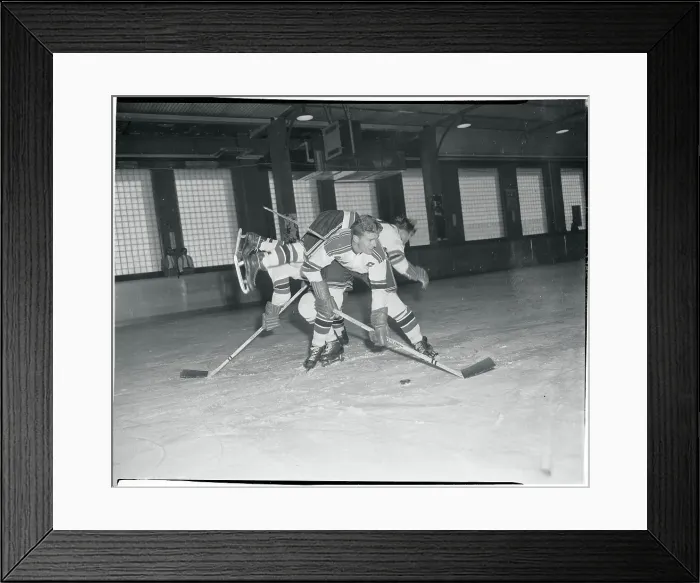 Framed Print : New York Rangers Practicing
