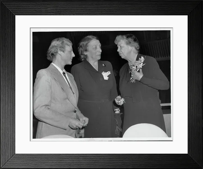 Framed Print : United Nations Delegates in Conversation Framed Print : United Nations Delegates in Conversation
