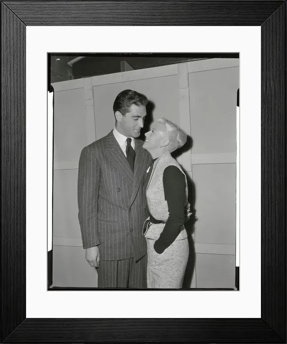 Framed Print : Ginger Rogers and Jacques Bergerac in Intimate Pose Framed Print : Ginger Rogers and Jacques Bergerac in Intimate Pose