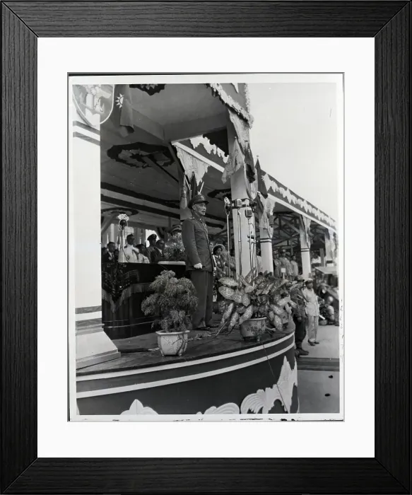 Framed Print : Chiang Kai-Shek Addresses Gathering Framed Print : Chiang Kai-Shek Addresses Gathering