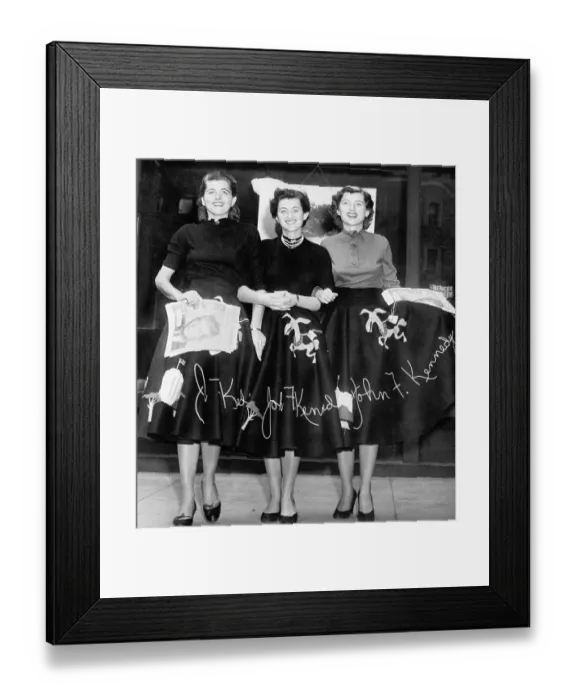 Framed Print : Joseph P. Kennedy's Three Daughters Framed Print : Joseph P. Kennedy's Three Daughters