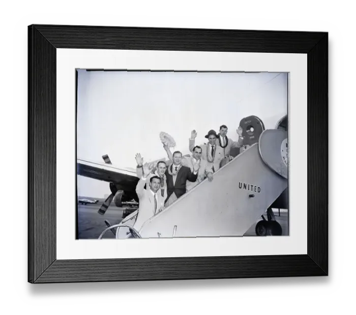 Framed Print : F.Scott, Y.Berra, P.Reese, Etc Board Plane Framed Print : F.Scott, Y.Berra, P.Reese, Etc Board Plane