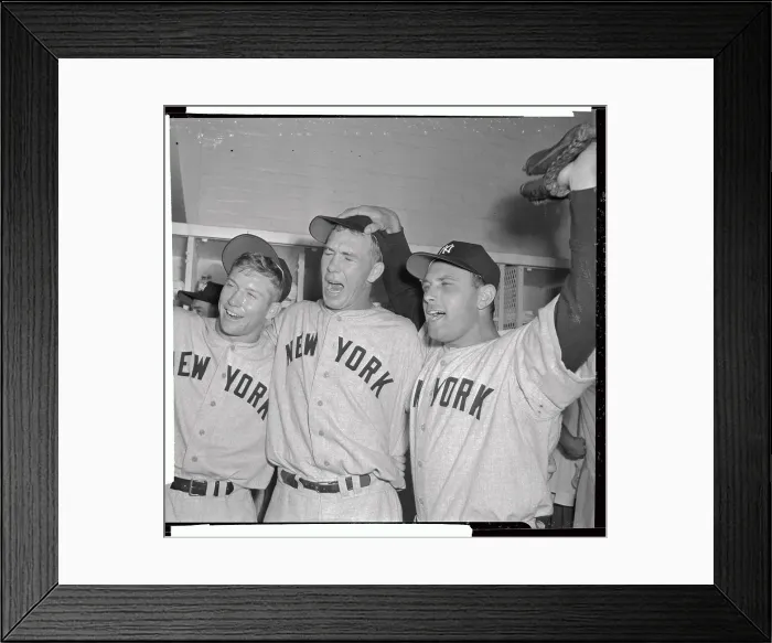 Framed Print : Three Top Yankee Baseball Players Framed Print : Three Top Yankee Baseball Players