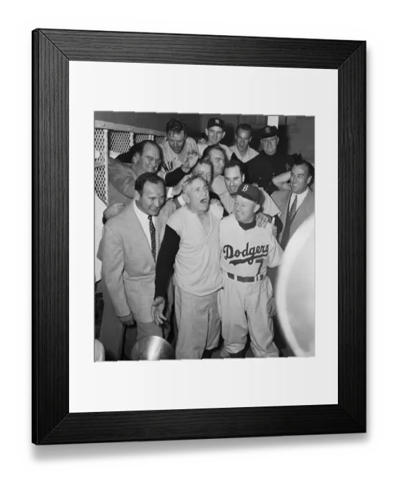 Framed Print : Yankees Celebrating Framed Print : Yankees Celebrating