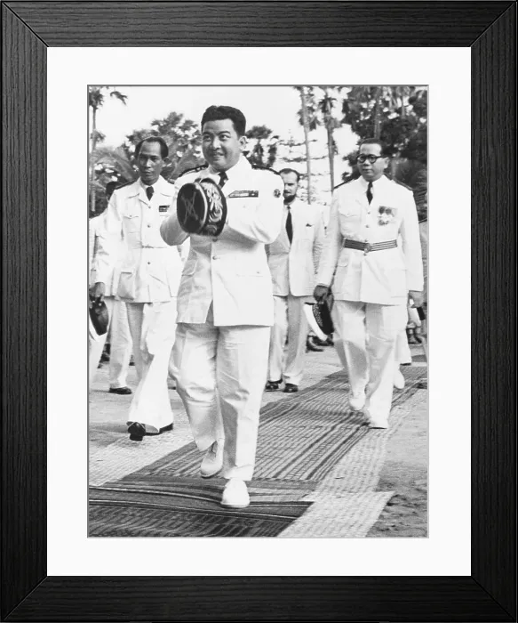 Framed Print : Cambodia's King Sihanouk