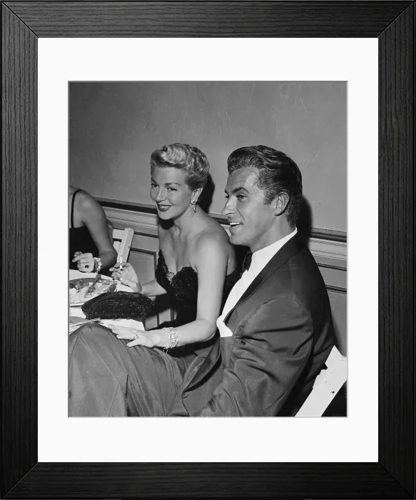 Framed Print : Lana Turner and Fernando Lamas Framed Print : Lana Turner and Fernando Lamas