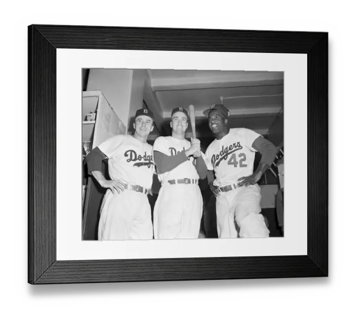 Framed Print : The Brooklyn Dodgers Framed Print : The Brooklyn Dodgers